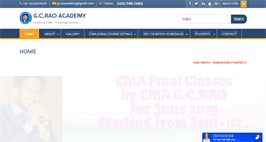 Desktop Screenshot of gcraoacademy.com