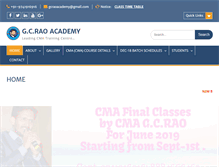 Tablet Screenshot of gcraoacademy.com